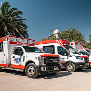 Ambulancia de urgencia en Santiago